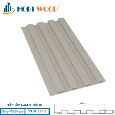 Tấm Ốp Tường 4 lam sóng 12mm LS410