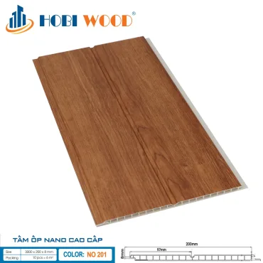 Tấm Ốp Nano Hobiwood 201