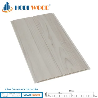 Tấm Ốp Nano Hobiwood 203
