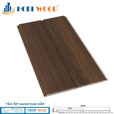 Tấm Ốp Nano Hobiwood 204