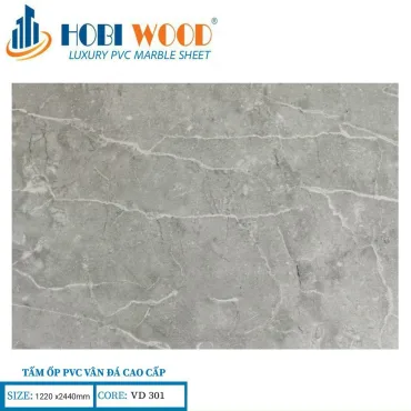 Tấm Ốp PVC Vân Đá Hobi Wood VD301
