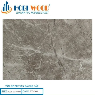 Tấm Ốp PVC Vân Đá Hobi Wood VD305