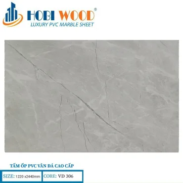 Tấm Ốp PVC Vân Đá Hobi Wood VD306