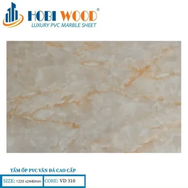 Tấm Ốp PVC Vân Đá Hobi Wood VD310