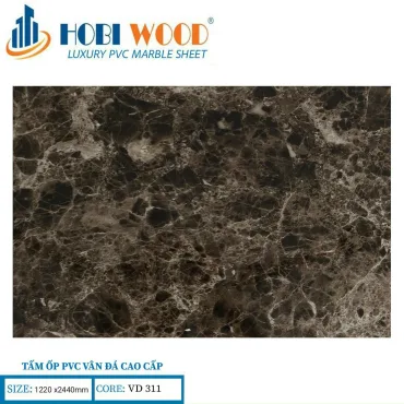 Tấm Ốp PVC Vân Đá Hobi Wood VD311