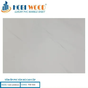 Tấm Ốp PVC Vân Đá Hobi Wood VD316