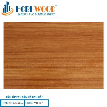 Tấm Ốp PVC Vân Đá Hobi Wood VD317