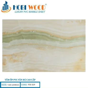 Tấm Ốp PVC Vân Đá Hobi Wood VD319