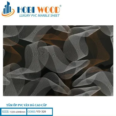 Tấm Ốp PVC Vân Đá Hobi Wood VD320